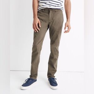 Men's Madewell Penn Slim Chinos, 29x30, Faded Ivy